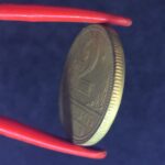 2 Cruzeiros  1945  Bronze-Alumínio   MBC  s/ sigla - Imagem 3