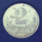 2 Cruzeiros  1944  Bronze-Alumínio   MBC  c/ sigla