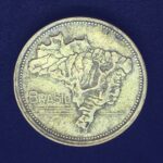 1 Cruzeiro  1945 Bronze-Alumínio   MBC  s/sigla - Imagem 2