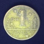 1 Cruzeiro  1944  Bronze-Alumínio   MBC  c /sigla