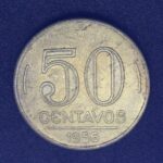 50 Centavos 1956  Bronze-Alumínio   Soberba   EURICO GASPAR DUTRA