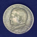 50 Centavos 1956  Bronze-Alumínio   MBC    EURICO GASPAR DUTRA - Imagem 2