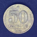 50 Centavos 1953  Bronze-Alumínio   MBC  EURICO GASPAR DUTRA
