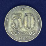 50 Centavos 1950  Bronze-Alumínio   MBC   EURICO GASPAR DUTRA