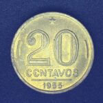 20 Centavos 1955  Bronze-Alumínio   FC   RUY BARBOSA