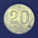 20 Centavos 1955  Bronze-Alumínio   Soberba    RUY BARBOSA