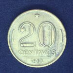 20 Centavos 1953  Bronze-Alumínio   Soberba   RUY BARBOSA