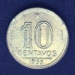 10 Centavos 1955   Bronze-Alumínio   MBC    JOSÉ BONIFÁCIO