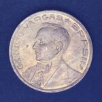 50 Centavos 1943   Cupro Níquel   MBC   Níquel Rosa    GETULIO VARGAS - Imagem 2