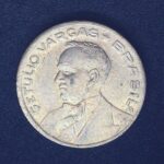 20 Centavos 1943  Cupro-Níquel   FC   Níquel Rosa    GETÚLIO VARGAS - Imagem 2