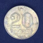 20 Centavos 1943  Cupro-Níquel   Soberba    Níquel Rosa    GETÚLIO VARGAS