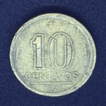 10 Centavos 1947  Bronze-Alumínio  MBC   GETÚLIO VARGAS