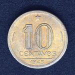10 Centavos 1943  Cupro-Níquel   MBC     Níquel Rosa    GETÚLIO VARGAS