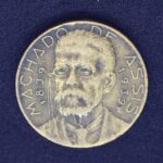 500 Réis 1939    Bronze-Alumínio  MBC   MACHADO DE ASSIS - Imagem 2