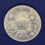 1000 Réis 1924  Bronze-Alumínio   MBC    SÉRIE FORTUNA