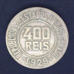 400 Réis 1929  Cupro-níquel   MBC