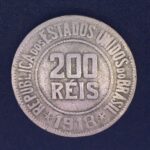 200 Réis 1918  Cupro-níquel   MBC