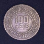 100 Réis 1918  Cupro-níquel   MBC