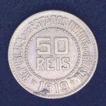 50 Réis 1919  Cupro-níquel    MBC