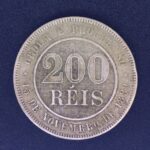 200 Réis 1895  Cupro-níquel   MBC