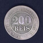 200 Réis 1893  Cupro-níquel   MBC