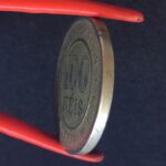 100 Réis 1898  Cupro-níquel   MBC - Imagem 3