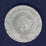 100 Réis 1895  Cupro-níquel   MBC - Imagem 2