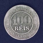 100 Réis 1894  Cupro-níquel   MBC