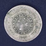 100 Réis 1893  Cupro-níquel   MBC - Imagem 2