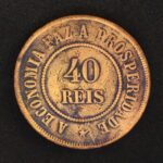 40 Réis 1908  Bronze  Soberba