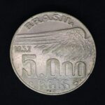 5000 Réis 1937 Prata Soberba