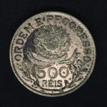 500 Réis 1913  Prata MBC/S - ESTRELAS SOLTAS
