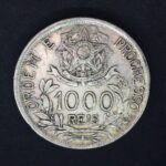 1000 Réis 1913  Prata MBC - ESTRELAS LIGADAS