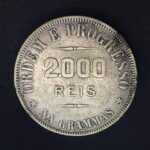 2000 Réis 1910  Prata MBC - XX GRAMAS