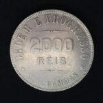 2000 Réis 1908  Prata Soberba - XX GRAMAS