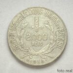 2000 Réis 1934 Prata Soberba  -