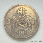 MOEDA 20 Réis 1868 BRONZE  MBC - Imagem 2