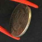 MOEDA 100 Réis 1871 CUPRO-NÍQUEL  FUNDO LISO  MBC - Imagem 3