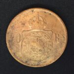 MOEDA 40 Réis 1875 BRONZE  MBC