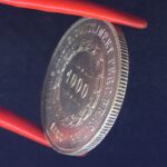 MOEDA 1000 Réis 1866  PRATA  3º Sistema 2º Tipo    Soberba - Imagem 3