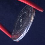 MOEDA 1000 Réis 1857  PRATA  3º Sistema 2º Tipo    Soberba - Imagem 3