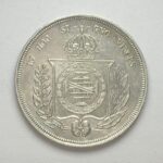 MOEDA 500 Réis 1856  PRATA  3º Sistema 2º Tipo  FC - Imagem 2