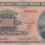 C 057 - CÉDULA 5000 CRUZEIROS 1963 - TESOURO NACIONAL - 1ª Estampa (ABN) - MBC