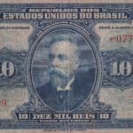 C 003 - CÉDULA 10 CRUZEIRO 1942 - Carimbo -TESOURO NACIONAL - 17ª Estampa (ABN) - Série 320-375 - MBC