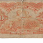 C 004 - CÉDULA 20 CRUZEIRO 1942 - Carimbo -TESOURO NACIONAL - 16ª Estampa (ABN) - Série 225-278 - R