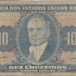 C 019 - CÉDULA 10 CRUZEIRO 1961  - TESOURO NACIONAL - 1ª Estampa (ABN) - MBC