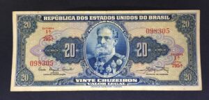 C 022 - CÉDULA 20 CRUZEIRO 1961  - TESOURO NACIONAL - 1ª Estampa (ABN) - Soberba