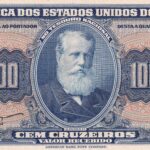 C 032 - CÉDULA 100 CRUZEIROS 1958 - TESOURO NACIONAL - 1ª Estampa (ABN - FE