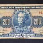 C 041 - CÉDULA 200 CRUZEIROS 1961 - TESOURO NACIONAL - 1ª Estampa (ABN) - MBC