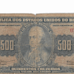 C046 - CÉDULA 500 CRUZEIROS 1961 - TESOURO NACIONAL - 1ª Estampa (ABN) - R